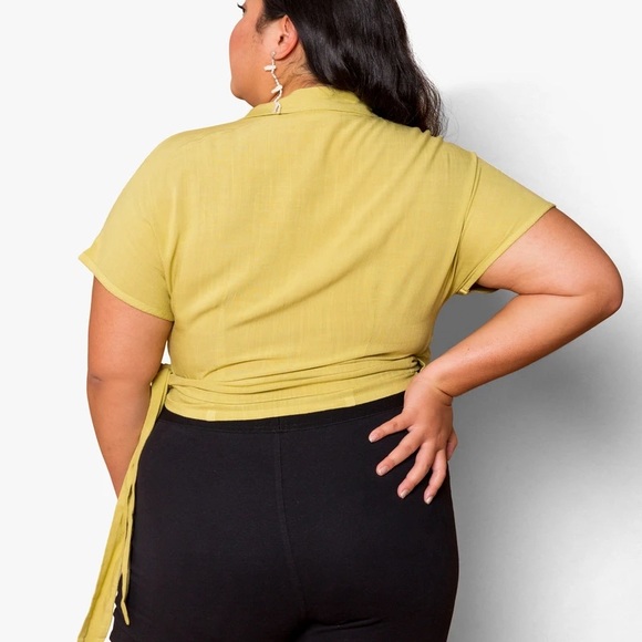 LoveFool Alyssa Wrap Top NWT - Picture 5 of 5